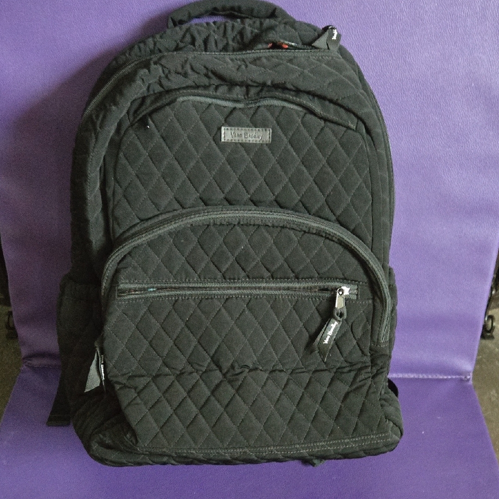 Vera Bradley "Classic Black" Essential Large Backpack